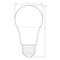 Feit Electric Feit Enhance A19 E26 (Medium) LED Bulb Bright White 60 Watt Equivalence 4 pk OM60/930CA10K/4 - alternate 7